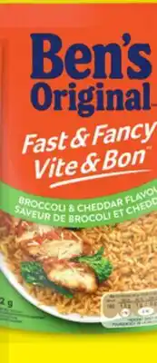 Metro BEN'S ORIGINAL FAST & FANCY RICE | FAST & FANCY VITE & BON offer
