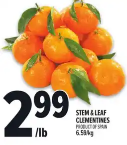 Metro STEM & LEAF CLEMENTINES offer