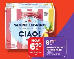 Metro SANPELLEGRINO CIAO! SPARKLING WATER offer
