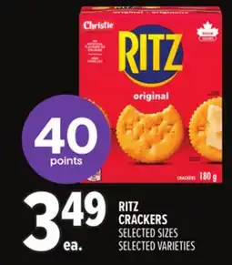 Metro RITZ CRACKERS offer