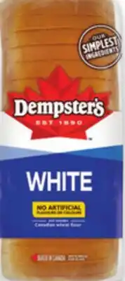 Metro DEMPSTER'S WHITE, 100% WHOLE WHEAT BREADS, HOT DOG OR HAMBURGER BUNS offer