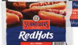 Metro MAPLE LEAF TOP DOGS OR SCHNEIDERS RED HOTS OR FROZEN MEAT PIES offer