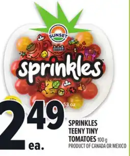 Metro SPRINKLES TEENY TINY TOMATOES offer