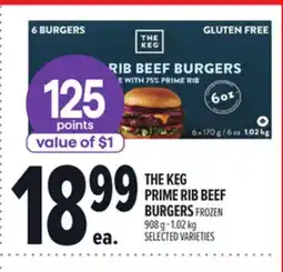 Metro PRIME RIB BEEF BURGERS offer