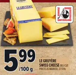 Metro LE GRUYÈRE SWISS CHEESE offer