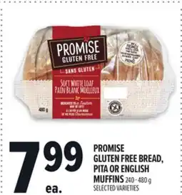 Metro PROMISE GLUTEN FREE BREAD, PITA OR ENGLISH MUFFINS offer