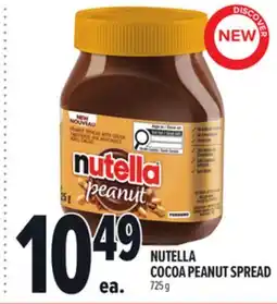 Metro NUTELLA COCOA PEANUT SPREAD offer