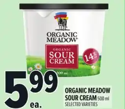 Metro ORGANIC MEADOW SOUR CREAM offer