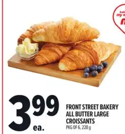 Metro FRONT STREET BAKERY ALL BUTTER LARGE CROISSANTS offer