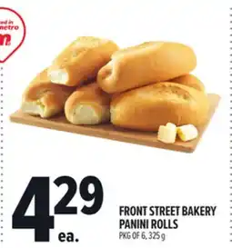 Metro FRONT STREET BAKERY PANINI ROLLS offer