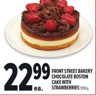 Metro FRONT STREET BAKERY CHOCOLATE BOSTON CAKE WITH STRAWBERRIES offer