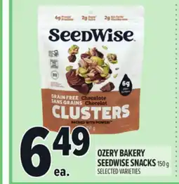 Metro OZERY BAKERY SEEDWISE SNACKS offer