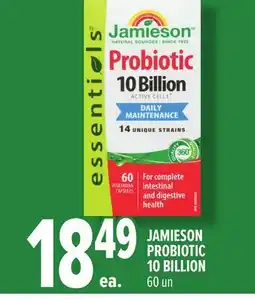 Metro JAMIESON PROBIOTIC 10 BILLION offer