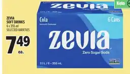 Metro ZEVIA SOFT DRINKS offer
