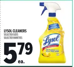 Metro LYSOL CLEANERS offer