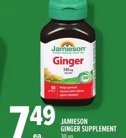 Metro JAMIESON GINGER SUPPLEMENT offer