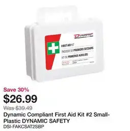 Bumper to Bumper Dynamic Compliant First Aid Kit #2 Small- Plastic offer