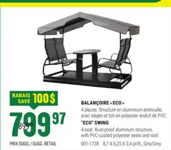 BMR BALANÇOIRE ECO offer
