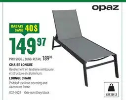 BMR CHAISE LONGUE offer