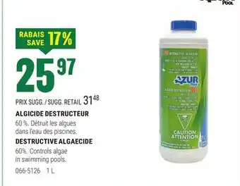 BMR ALGICIDE DESTRUCTEUR offer