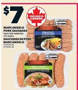 Valu-mart SAUCISSES DE PORC MARCANGELO offer