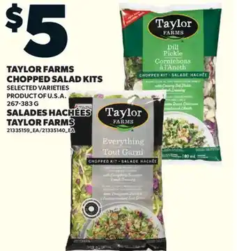 Valu-mart SALADES HACHÉES TAYLOR FARMS offer