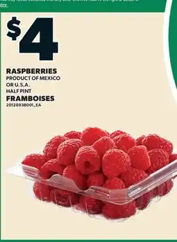 Valu-mart FRAMBOISES offer