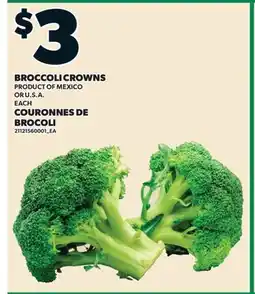 Valu-mart COURONNES DE BROCOLI, EACH offer