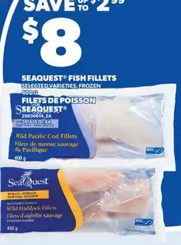Valu-mart FILETS DE POISSON SEAQUEST offer