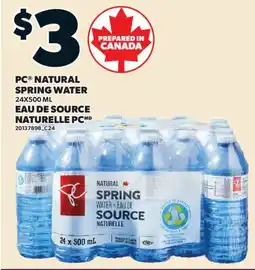 Valu-mart EAU DE SOURCE NATURELLE PC offer