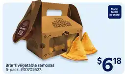 Walmart Brar's vegetable samosas offer