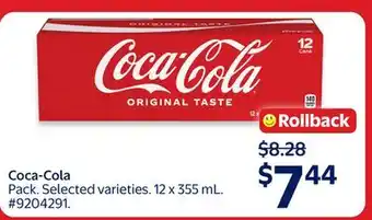 Walmart Coca-Cola Pop offer