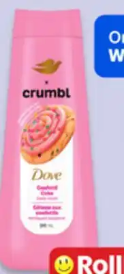 Walmart Dove x Crumbl body wash offer