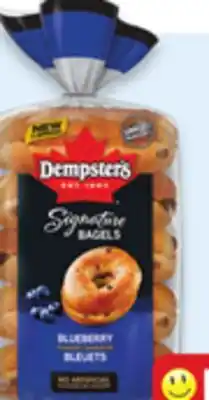 Walmart Dempster's core or premium bagels offer