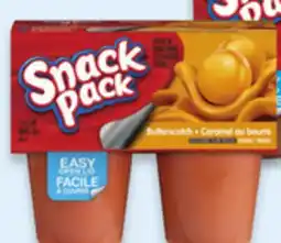Walmart Snack Packs pudding 4-pack offer