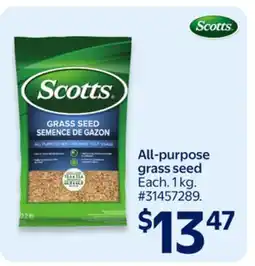 Walmart All-purpose grass seed offer