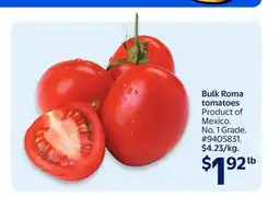 Walmart Bulk Romans tomatoes offer