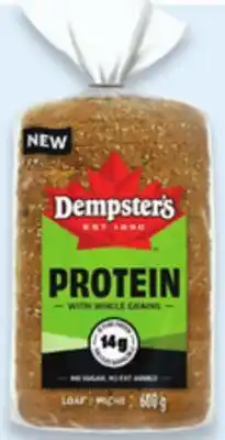 Walmart Dempster's protein bread or bagels offer