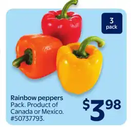 Walmart Rainbow peppers offer