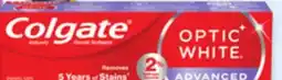 Walmart Optic White Advanced 73 mL toothpaste or 360° Advanced offer