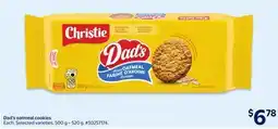 Walmart Dad's Oatmeal Cookies offer