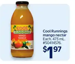 Walmart Cool Runnings mango nectar offer
