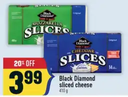Marché Adonis Black Diamond sliced cheese offer