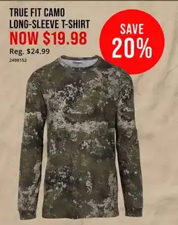 Cabela's RED HEAD TRUE FIT САМО LONG-SLEEVE T-SHIRT offer