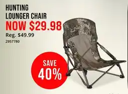 Cabela's HUNTING LOUNGER CHAIR offer