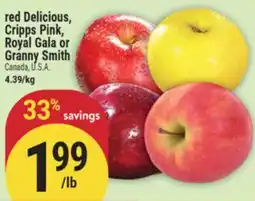 Marché Adonis red Delicious, Cripps Pink, Royal Gala or Granny Smith offer
