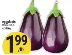 Marché Adonis eggplants offer