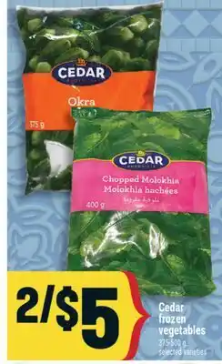 Marché Adonis Cedar Frozen Vegetables offer