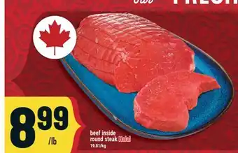 Marché Adonis Beef Inside Round Steak Halal offer