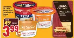 Marché Adonis SAPUTO FETA, TRE STELLE BOCCONCINI OR CASTELLO SLICED CHEESE offer